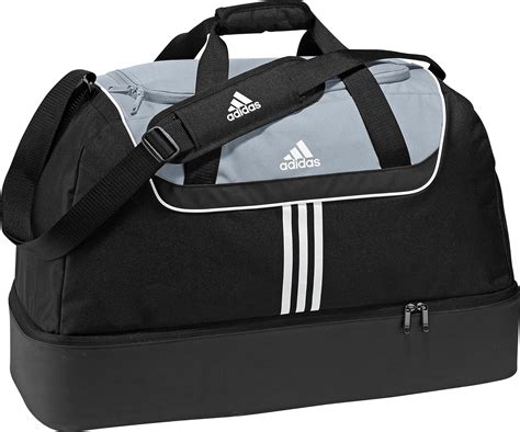 adidas sporttasche tiro teambag bottom compartment m schwarz weiß